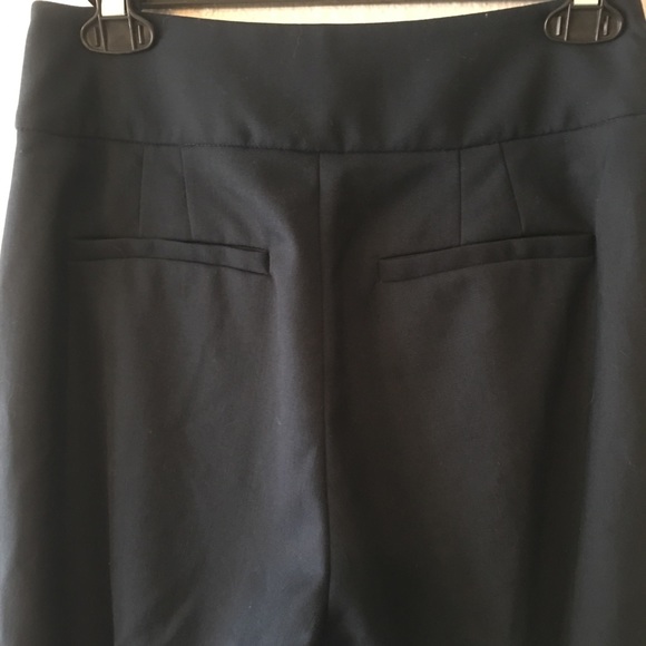 FRAME Navy Wool Slacks Pants Wide Leg NWT $375 S 2 - Picture 6 of 8